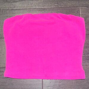 Tna '90S TUBE TOP (Neon Fuchsia, Size Medium)